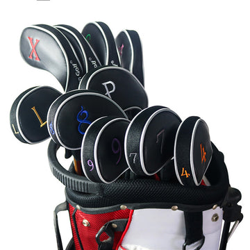 Colorful Number Sleeve Clip iron head cover Set 11pcs- Craftsman Golf